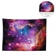 thumbnail image 2 of Tapiz de galaxia, tapiz de cielo estrellado, tapiz de universo espacial, tapiz psicodélico para colgar en la pared, tapiz de nebulosa misteriosa con estrellas para sala de estar y dormitorio, 2 of 8