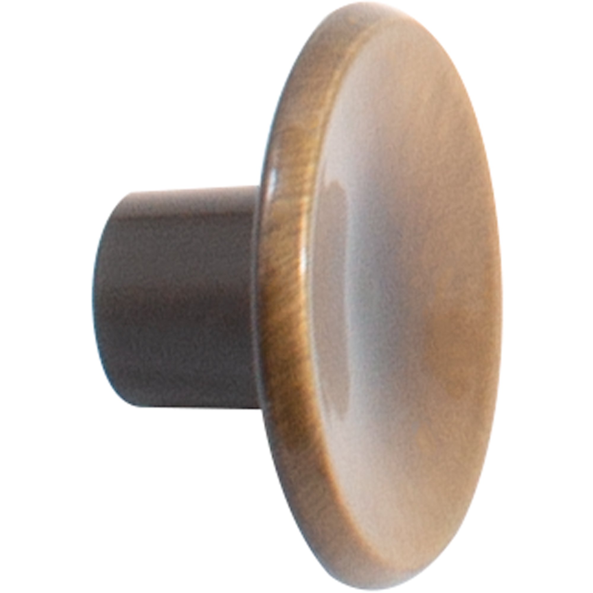 Die-Cast Bi-Fold Closet Door Knob, 1-1/2 Inches, Polished Brass by