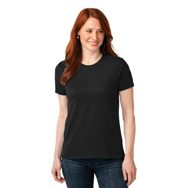 Port & Company & 174; T-shirt de Mélange de Base pour Femmes. Lpc55 3XL Jet Black