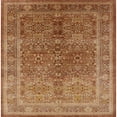 thumbnail image 1 of Ahgly Company Machine Washable Indoor Square Industrial Modern Mahogany Brown Area Rugs, 5' Square, 1 of 7