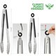 thumbnail image 3 of Juego de 2 pinzas de cocina Hotec de acero inoxidable, 23 cm y 30 cm, 3 of 5