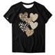 thumbnail image 3 of Tejiojio Women's Plus Size T-shirt Valentine's Day Heart Print Round Neck Short Sleeve Tops Spring Summer XL-5XL, 3 of 4