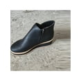 thumbnail image 3 of Daeful Women Ankle Booties Platform Casual Shoes Wedge Walking Shoe Driving Non-Slip Comfortable Slip On Black 4.5, 3 of 9
