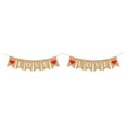 thumbnail image 3 of Sidaley Banderines temáticos de vacaciones colgantes adornan artesanía Festival bandera colgante guirnalda ornamento vacaciones boda pancartas tipo 3 2piezas Sidaley CBP390516, 3 of 6