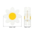 thumbnail image 2 of Uxcell Tennis Racket Vibration Dampener, 6 Pack Racquet Shock Absorber, White, 2 of 6