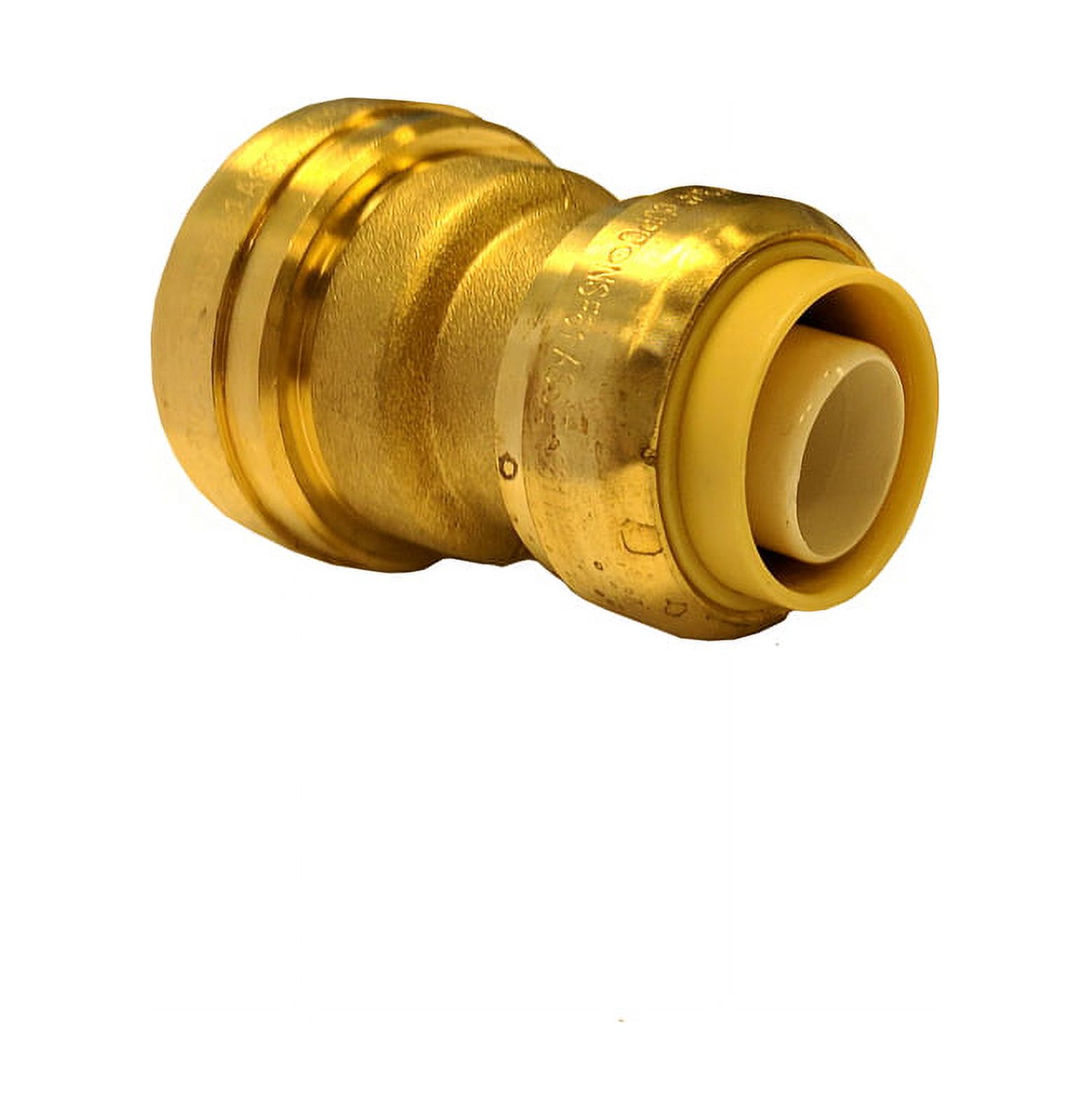 Libra Supply Lead Free 1-1/2 x 1-1/4 inch Push-Fit Coupling, Push to Connect, (Click in for more size options), 1-1/2'' x 1-1/4'', 1-1/2 x 1-1/4-inch, Fits copper tubing, CTS, CPVC and PEX - image 3 of 4
