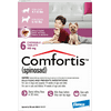 Comfortis Chewable Tablet for Dogs, 5-10 lbs & Cats 4.1-6 lbs, (Pink Box), 6 Chewable Tablets