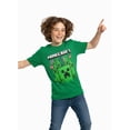 thumbnail image 3 of Minecraft, Boys' & Big Boys' Graphic T-Shirt, Creepers Night, Sizes 4-18, 3 of 5