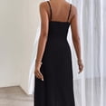 thumbnail image 4 of Vestido de tirantes para mujer con lazo en la parte delantera, abertura sin espalda, vestido hueco, vestido con tirantes Adepaton BST3001977-1, 4 of 6