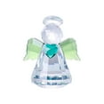 thumbnail image 2 of 2-Piece Guardian Angel Figurine Set - 2.68" Handcrafted Glass Angel Decor, Tabletop Display & Paperweight for Home, Gifts for Wedding Anniversary, Valentine's Day, 2 of 5