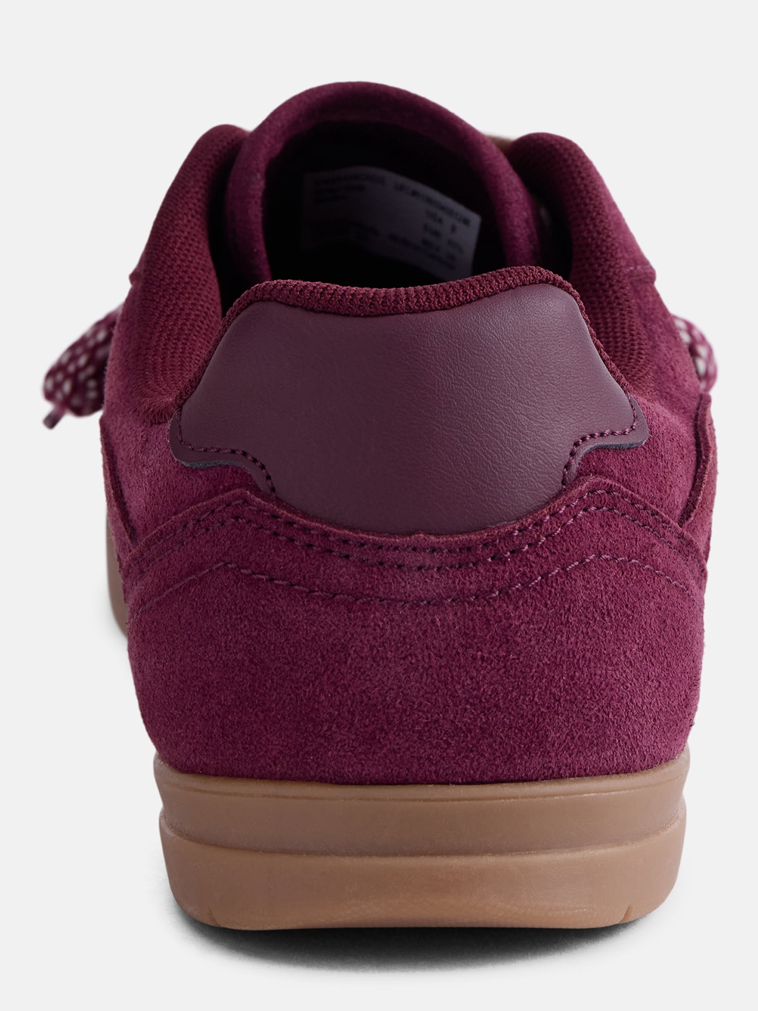 No Boundaries Women's Faux Suede Double Lace Sneakers