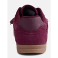 thumbnail image 3 of No Boundaries Women's Faux Suede Double Lace Sneakers, 3 of 5