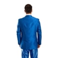 thumbnail image 3 of Mens Suit Two Piece Solid Notch Lapel Set With Free Matching Vest, 3 of 5