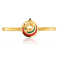 thumbnail image 5 of 14K Solid Yellow Gold Stars Ring, 5 of 9