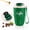 Green, variant on Coffee Vacuum Flask, Portable Coffee Cup with Lid & Handle, Stainless Steel Insulated Water Bottle, Travel Coffee Mug for Hot and Cold Drinks (Black, Standard Version)