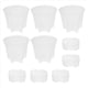 thumbnail image 2 of Macetas de PláStico Transparente de 6 Pulgadas para JardíN, Maceteros con Riego AutomáTico, Paquete de 5 Macetas de PláStico para Vivero con DepóSito Profundo, 2 of 9