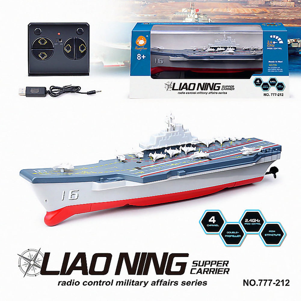 Details about  / Remote Control RC Radio Navy Aircraft Carrier  Toy Twin Propeller