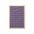 thumbnail image 1 of Abstract Wall Art with Frame, Nested Ornamental Squares in Violet Shades, Printed Fabric Poster for Bathroom Living Room, 23" x 35", Quartz Mauve, by Ambesonne, 1 of 2