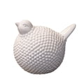thumbnail image 2 of Glenten Blueberry Dimpled Bird Figurine – Decorative Ceramic Bird Statue, Home Decor Accent for Living Room, Shelf, Tabletop -Gold, 2 of 4