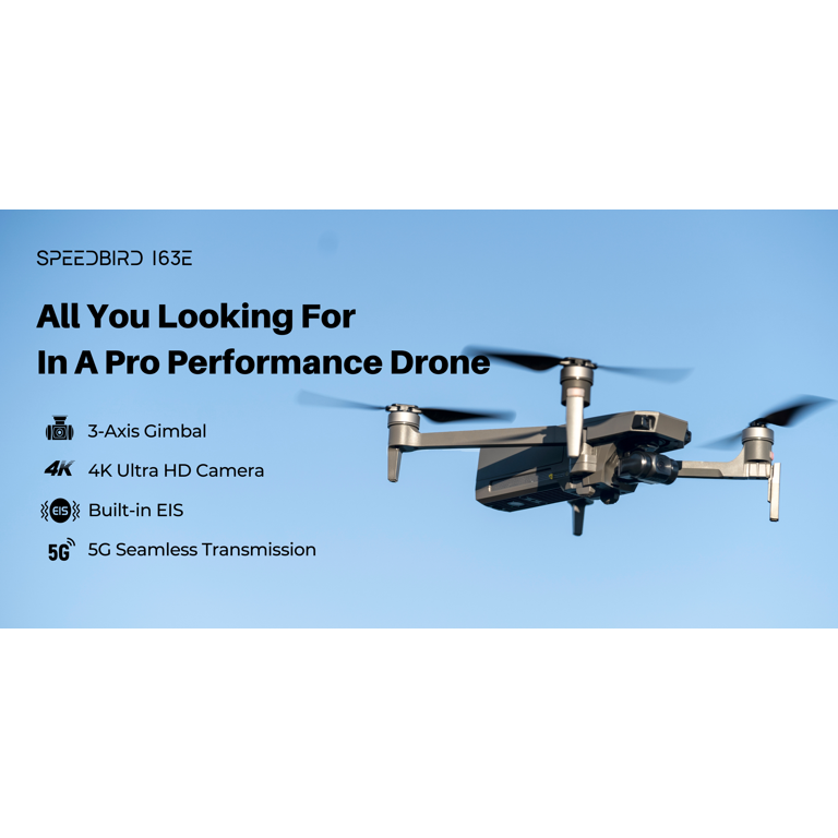 GPS Drone with Camera 4K,3-axis Gimbal, FPV Quadcopter for Adults ,  Brushless Motor, 60 Mins Flight Time, Support TF Card,5GHz WiFi  Transmission