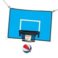 thumbnail image 1 of Almencla Basketball Hoop Tether for Trampolines Universal Baseboard Adjustable Connecting Blue 69cmx48cm, 1 of 8