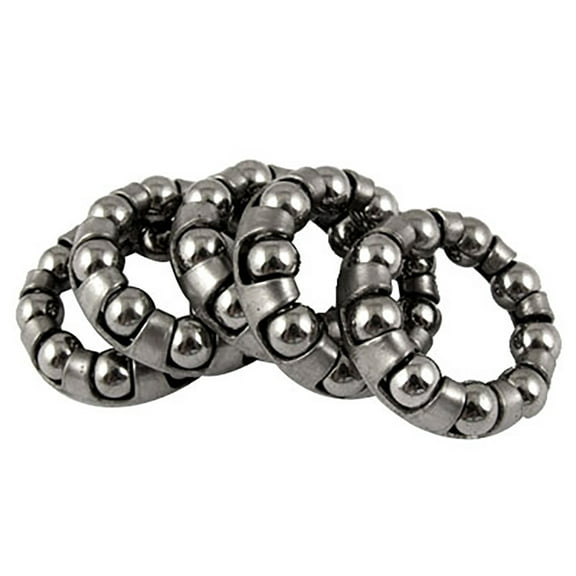 Unique Bargains Bike Bicycle Rear Axle 9 Balls Retainer Bearing Replacement 5 Pcs