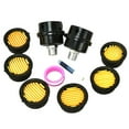 thumbnail image 1 of Air Compressor Silencer Filter Element Set For Blowers Generators Exhaust Ports 3/8in silencer, 1 of 9