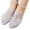 Grey, variant on Elegant Women's Ballerina Socks with Pearl Lace Trim Breathable and Non- Low Cut Footwear for Comfort Size:One Size