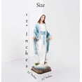 thumbnail image 4 of Miraculous Virgin Resin Statue | 8,12,16,24,36 inches | Durable Craftsmanship | Spiritual Home Decor Symbolizing Virgen Milagrosa for Church, Gifts, Celebrations, and Altars (XXLx36"Inches), 4 of 8