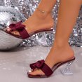 thumbnail image 4 of Wensltd Women High Heel Sandals Summer Daily Outdoor Wear Solid Color Fashion Casual Versatile Block Heel Shoes, 4 of 9