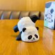thumbnail image 4 of Adorno Panda de resina tallado a mano con base de madera brasileña - Adorable decoración de escritorio para casa, oficina o regalo, 4 of 6