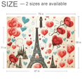 Valentine's Day Modern Geometric Area Rug Soft Polyester Floor Mat