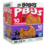 Bobos PBandJs Oat Sandwich Bar Variety Pack 2.1 Ounce (Pack of 20)