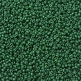 thumbnail image 3 of MIYUKI Round Rocailles Beads Japanese Seed Beads 11/0 (RR2048) Opaque Dyed Hunter Green 2x1.3mm Hole: 0.8mm about 1111pcs/10g, 3 of 5