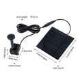 thumbnail image 2 of Solar Powered Water Fountain Pool Pond Water Sprinkler Sprayer with Water Pump & 3 Spray Heads, 2 of 10