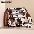 thumbnail image 6 of Montana West Crossbody Bags for Women Multi Pocket Cross Body Bag Purses with Guitar Strap, Cow-Brown, 6 of 7