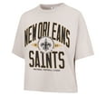 thumbnail image 2 of Women's '47 Natural New Orleans Saints Cropped Windthrow Ravine T-Shirt, 2 of 3