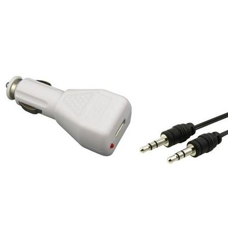 Insten AUX 3.5mm Audio MP3 Cable Cord + Car USB Charger Adapter For Apple iPhone 6 6+ 6S 5 5G 5S 5C 4 4S iPod Nano Touch Insten AUX 3.5mm Audio MP3 Cable Cord + Car USB Charger Adapter For Apple iPhone 6 6+ 6S 5 5G 5S 5C 4 4S iPod Nano Touch