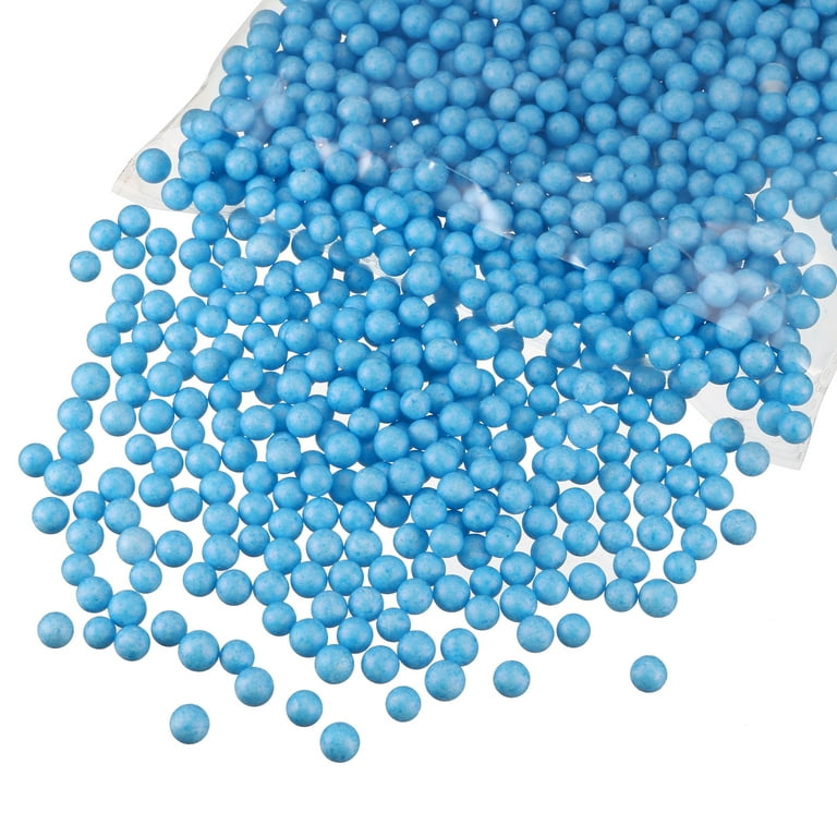 Uxcell 0.3 Blue Polystyrene Foam Ball Beads for Crafts and Fillings 1 Pack