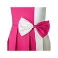 thumbnail image 5 of Girls Dress Color Block Contrast Bow Tie Everyday Party 4, 5 of 6
