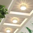 thumbnail image 1 of Luces de Techo LED Empotradas Lámparas de Techo Montadas Redondas Luz de Techo LED 5W para Sala Comedor Recámara, Estudio, Pasillo, Pasillo Blanco Cálido, 1 of 9