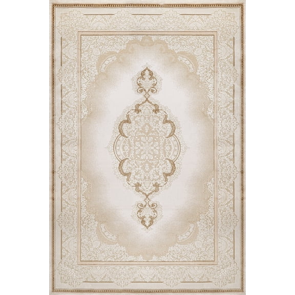 Beige Oriental Area Rugs for Living Room Washable Rugs Boho Moroccan Area Rug Soft Neutral Geometric Bohemian Carpet Distressed Indoor Rug for Bedroom Dining Room Office Foldable Nonslip Rug