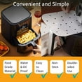 thumbnail image 3 of 9 Inch Air Fryer Paper Liners, Air Fryer Parchment Paper,120 PCS Non-Stick Air Fryer Liners/Steaming Parchment Liner/Perforated Parchment Paper for Air Fryer, Steaming Basket and more, 3 of 5