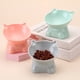 thumbnail image 5 of Comedero elevado para gatos, de plástico, para comida y agua, 5 of 6