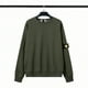 thumbnail image 1 of Classic Stone Correct Version Solid Color Round Neck Badge Long Sleeve Unisex Sweatshirt Island Couple Style, 1 of 5