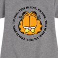 thumbnail image 3 of Garfield - I'm Fine This Is Fine - Toddler & Youth Girls Fleece Dress, 3 of 5