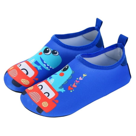 

YOHOME Boys Girls Quick Drying Swim Water Shoes Kids Cartoon Beach Barefoot