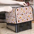 thumbnail image 7 of Lsque Cute Dog Print 4 Slice Toaster Cover , Kitchen Appliance Dustproof Protector , Toaster Protector Dustproof Kitchen Appliance Cover, 7 of 7