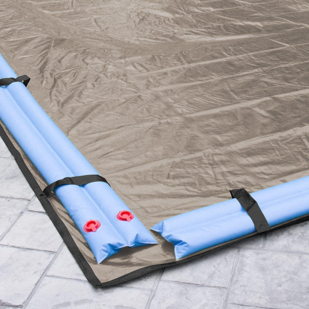 Pool Mate 20 Year Premium Sandstone In-Ground Winter Pool Cover, 16 x 32 ft. Pool