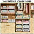 thumbnail image 5 of Caja de Almacenamiento Apilable para Armario, Plegable y Multifunción, Ideal para Guardar Ropa en el Armario. Cajón para Guardar Ropa., 5 of 5